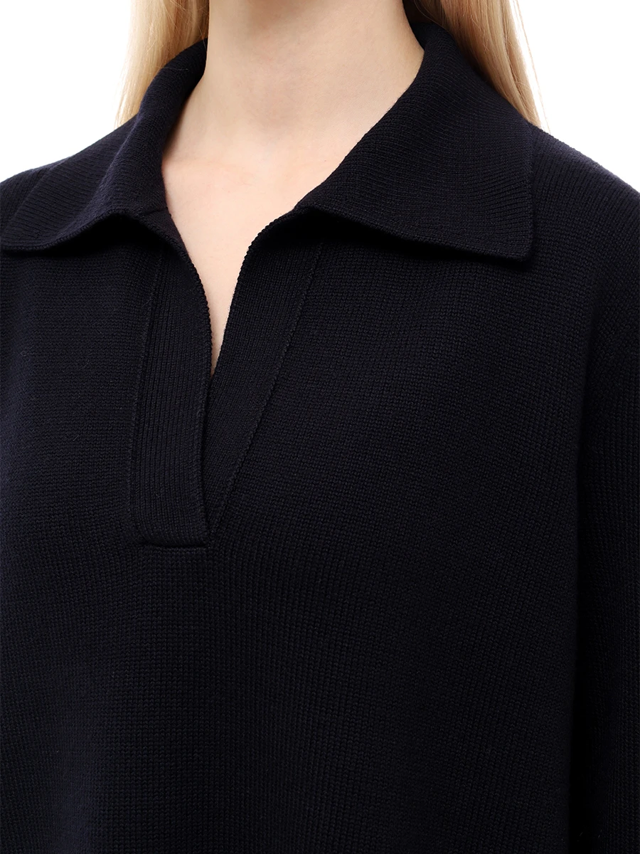 Джемпер шерстяной WINDSOR DP438 10010515 415 Темно Синий  Фото 5