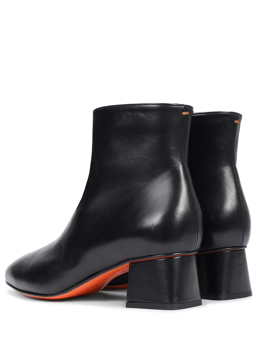 Ботильоны кожаные SANTONI WTRS71189SX1NZZFN01 Черный  Фото 4