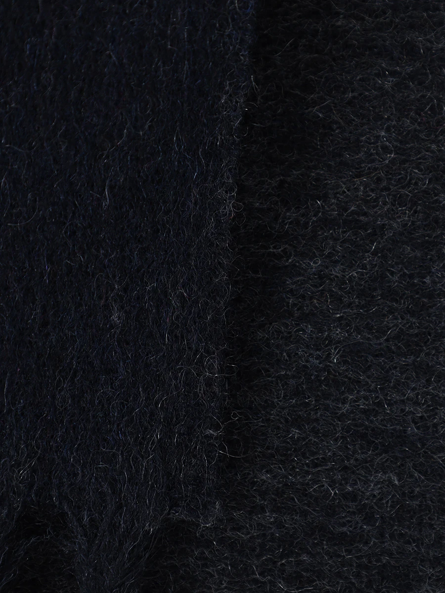 Шарф из кашемира и шерсти CESARE GATTI 831/510/6 190*30 Темно-серый Серый  Фото 3