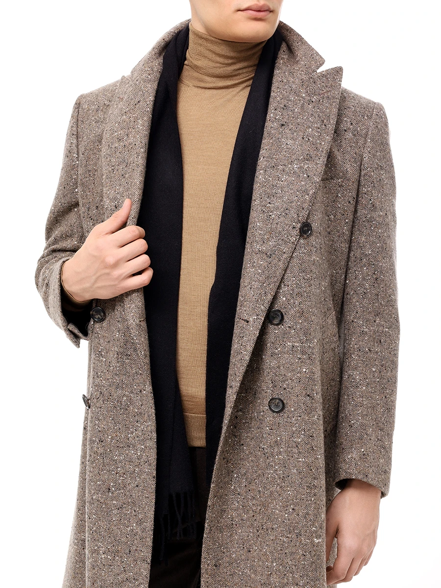 Шарф кашемировый CESARE GATTI 75*180 Темно Синий Синий  Фото 2