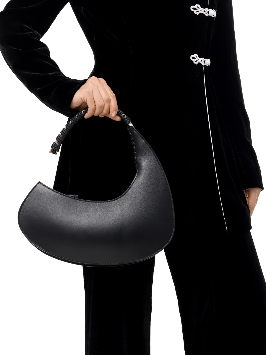 Сумка кожаная BENEDETTA BRUZZICHES 8056249364344/SS24023 052 Черный  Фото 2