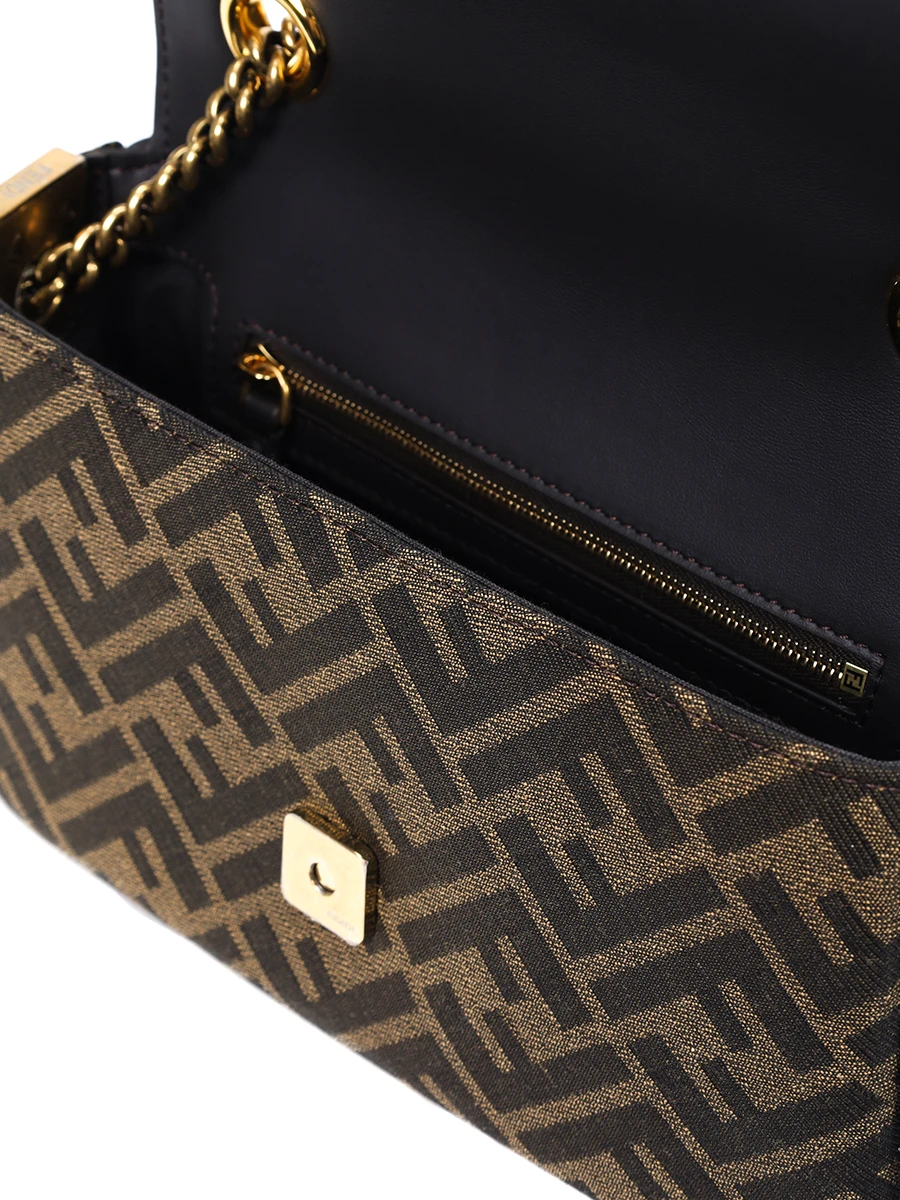 Сумка текстильная FENDI 8BR793 AKBZ F1EM3 Бежевый  Фото 4