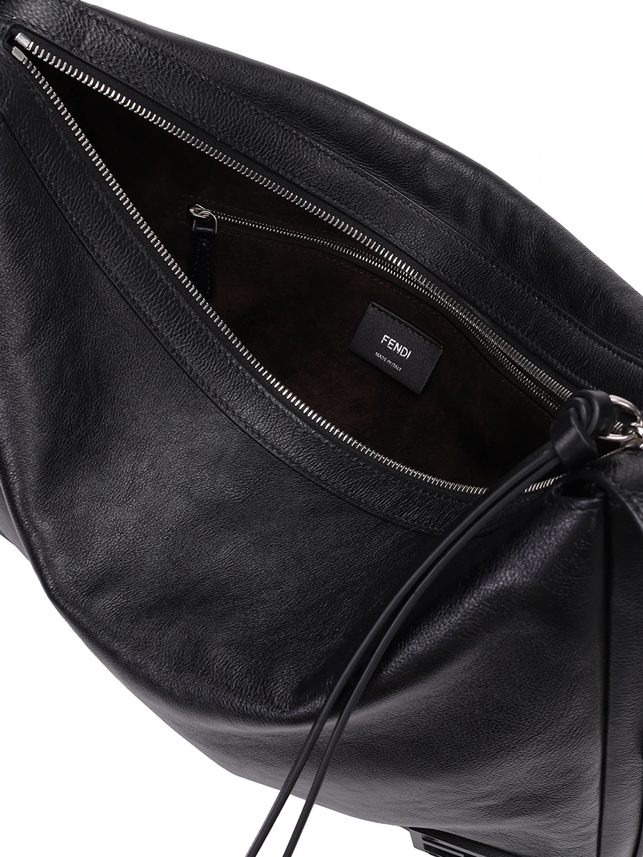 Сумка кожаная FENDI 8BR831 AS7A F1QD0 Черный  Фото 4