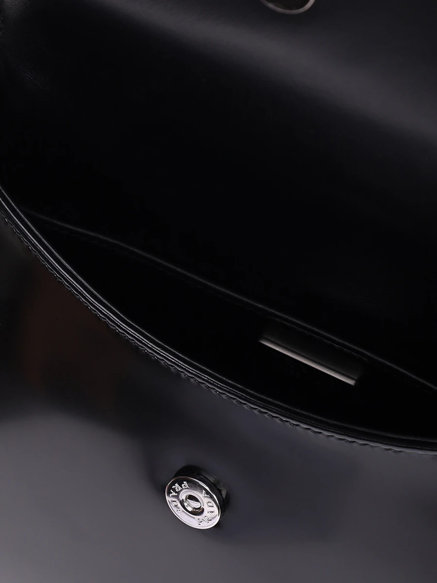 Сумка кожаная PRADA 1BD303VHOOZO6 F0002 Черный  Фото 4