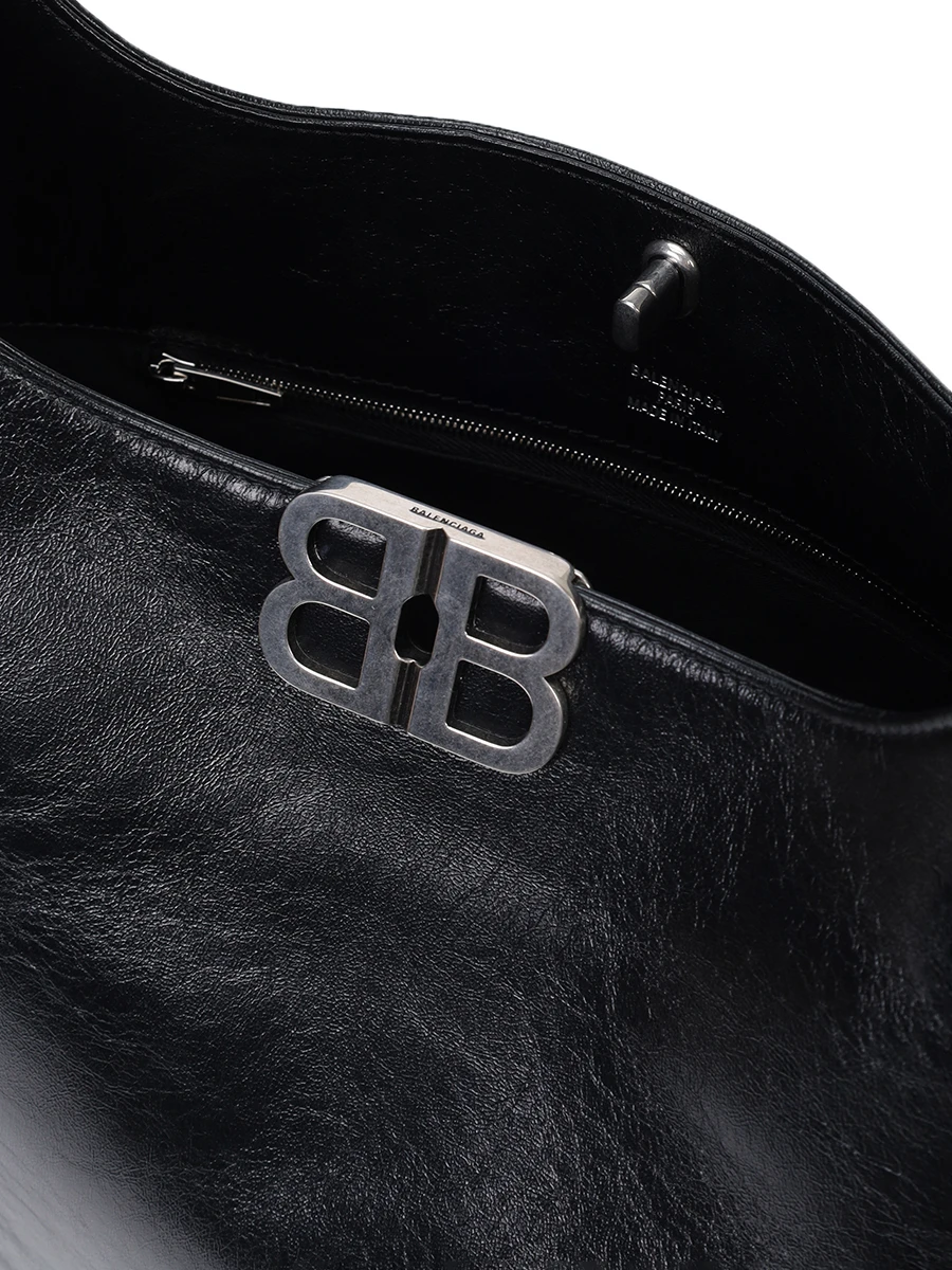 Сумка кожаная BALENCIAGA 801929-2ABFJ-1000 Черный  Фото 3