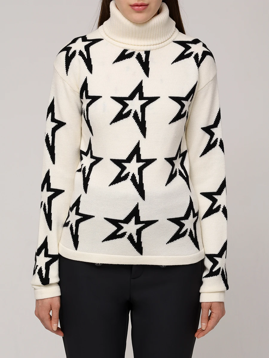 Свитер шерстяной PERFECT MOMENT W30000901742/white Белый  Фото 4