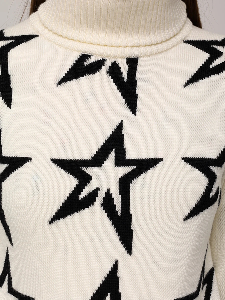 Свитер шерстяной PERFECT MOMENT W30000901742/white Белый  Фото 5