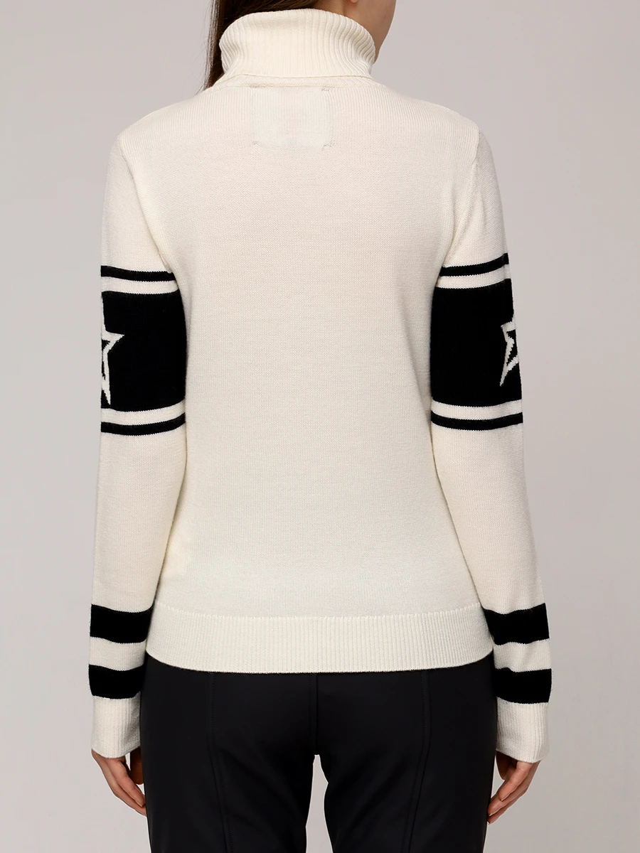 Свитер шерстяной PERFECT MOMENT W30000751707/snow white Белый  Фото 3