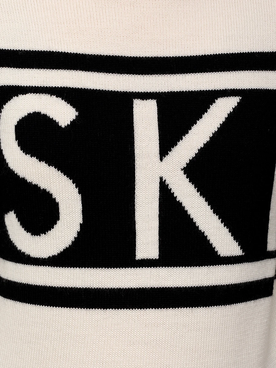 Свитер шерстяной PERFECT MOMENT W30000751707/snow white Белый  Фото 5