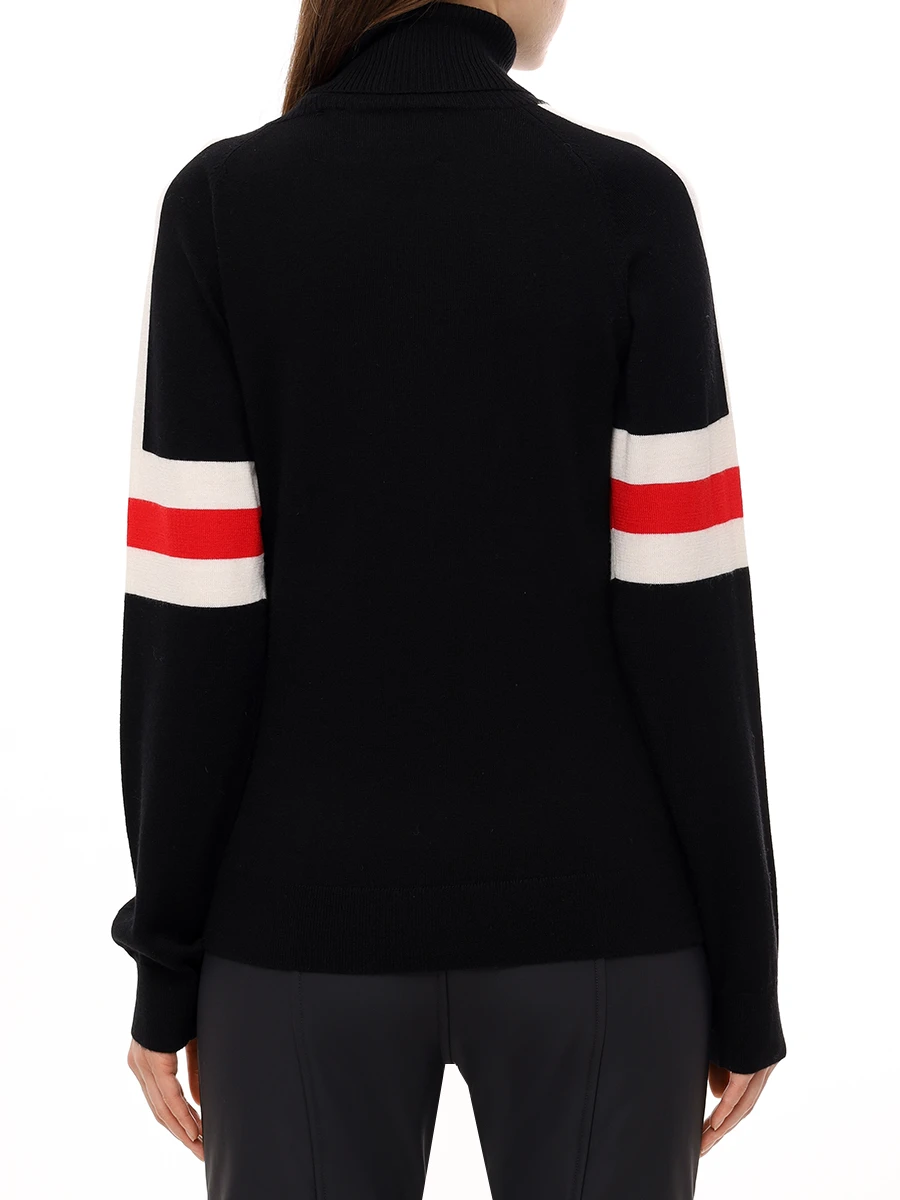 Свитер шерстяной PERFECT MOMENT W30009481703/black Черный  Фото 3