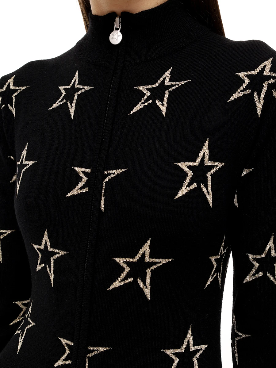 Комбинезон шерстяной PERFECT MOMENT W30001011703/black Черный  Фото 5