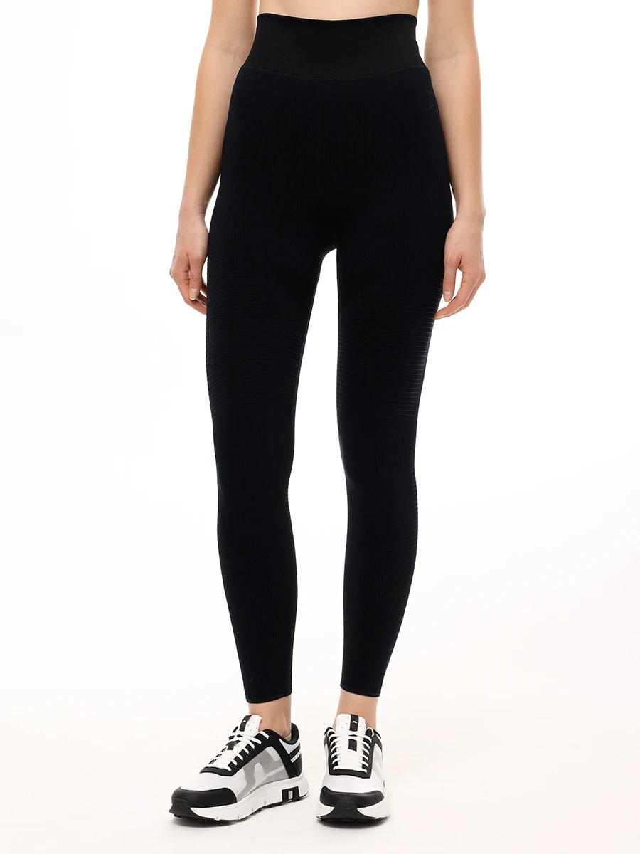 Леггинсы однотонные PERFECT MOMENT W30011171703/black black Черный  Фото 4