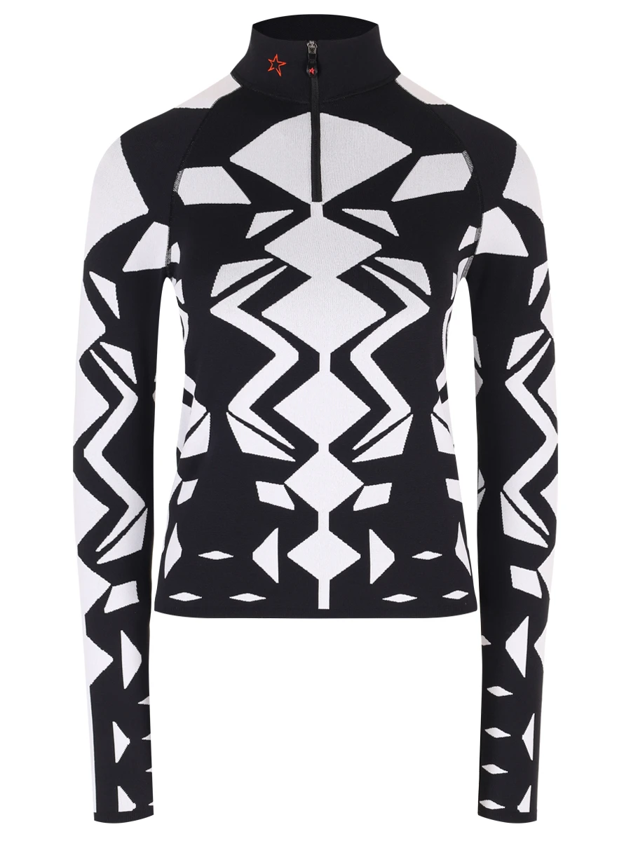 

Бадлон с принтом, Черный, W30011222213/geo print