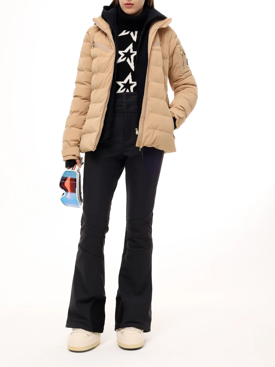 Свитер шерстяной PERFECT MOMENT W30000901765/black Принт  Фото 2