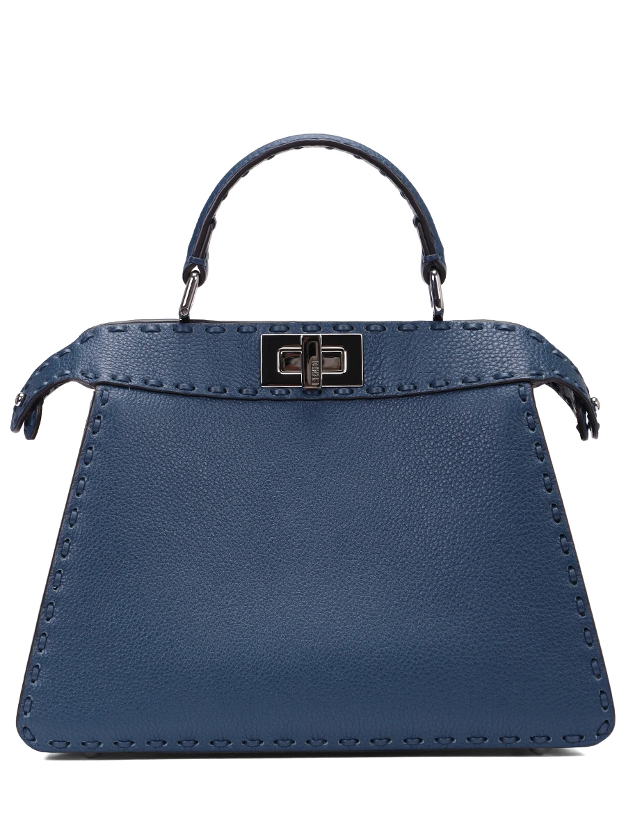 Сумка кожаная FENDI 8BN327 ARBB F0E2H Синий 