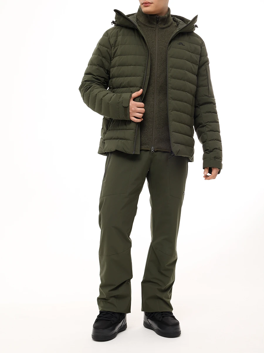 

Пуховик стеганый, Хаки, SMOW10816/M354