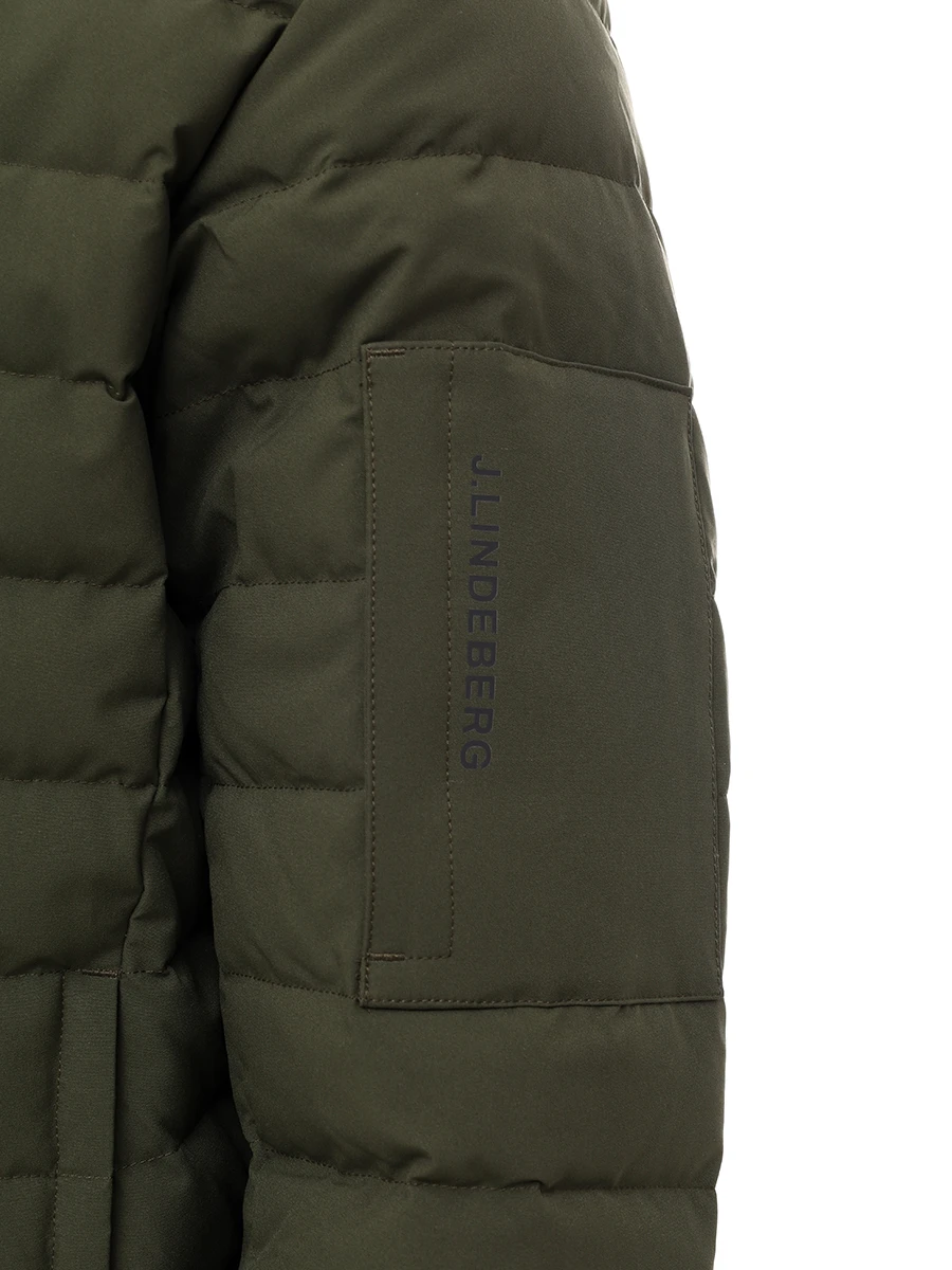 Пуховик стеганый J.LINDEBERG SMOW10816/M354 Хаки  Фото 5