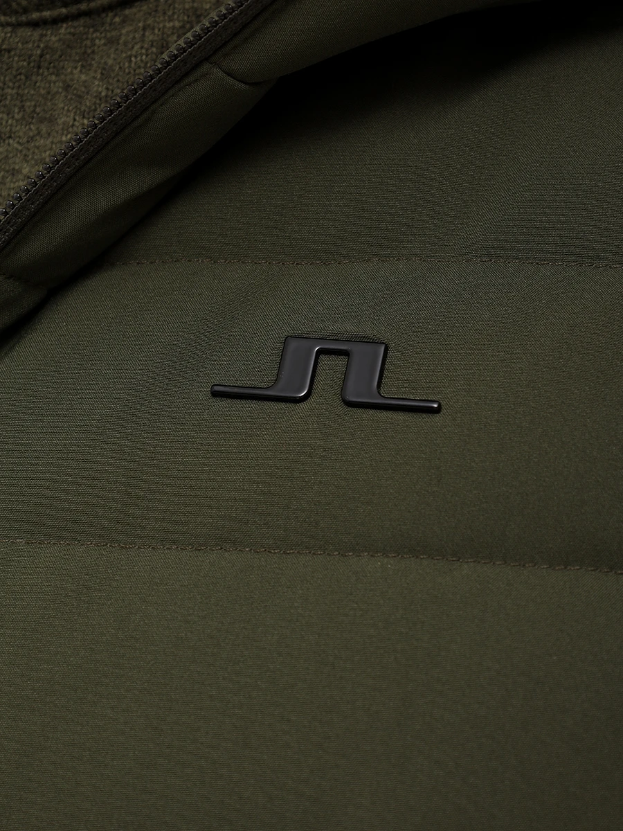 Пуховик стеганый J.LINDEBERG SMOW10816/M354 Хаки  Фото 6