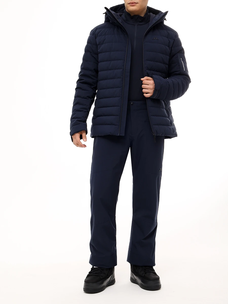 Пуховик стеганый J.LINDEBERG SMOW10816/6855 Синий  Фото 2