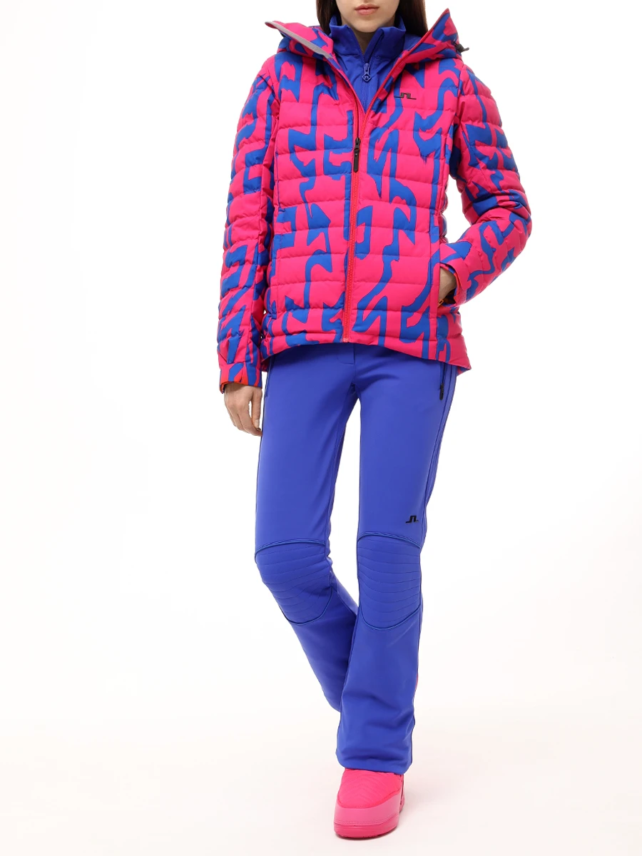 Пуховик стеганый J.LINDEBERG SWOW11095/S205 Розовый  Фото 2