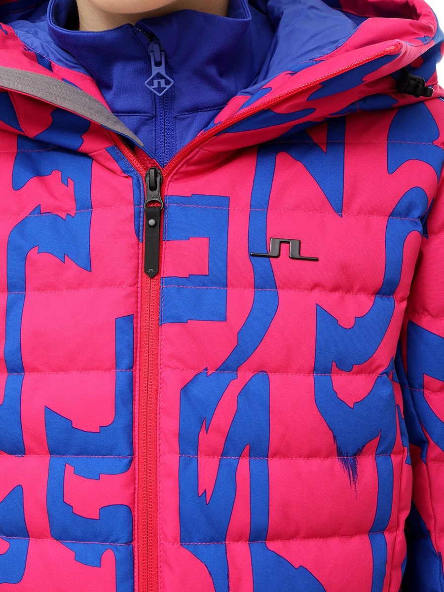 Пуховик стеганый J.LINDEBERG SWOW11095/S205 Розовый  Фото 5