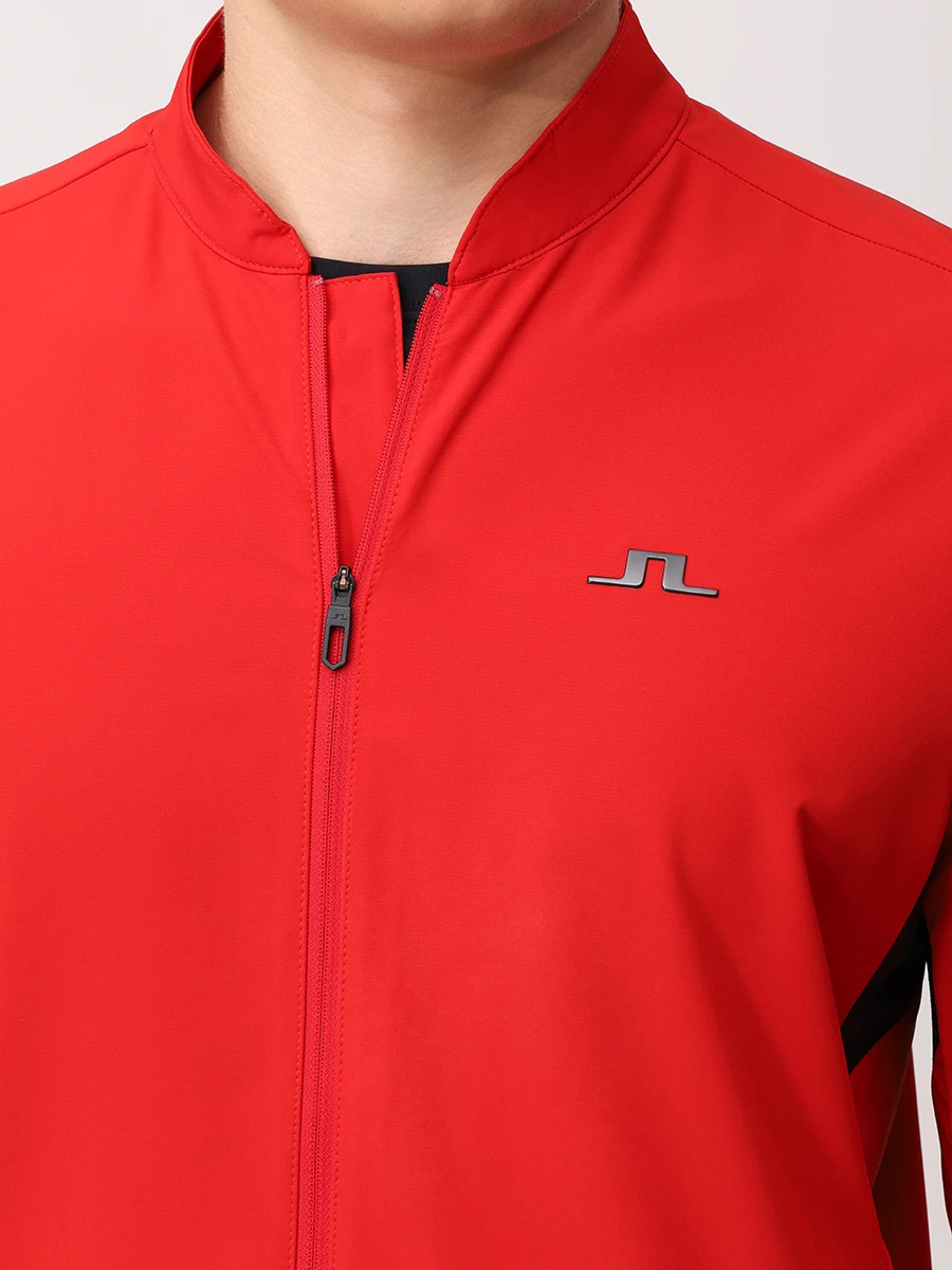 Олимпийка однотонная J.LINDEBERG GMOW10920/G131 Красный  Фото 5