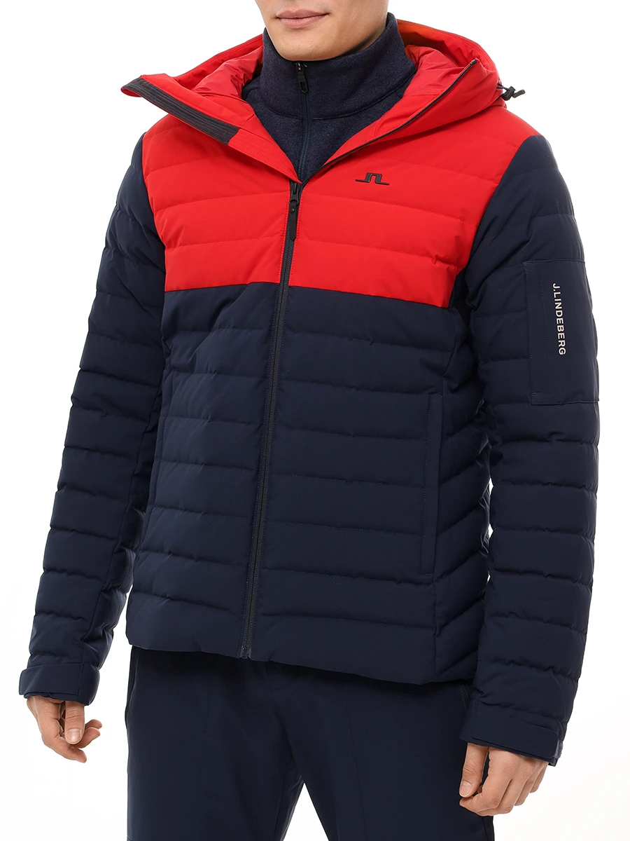 Пуховик стеганый J.LINDEBERG SMOW11753/6855 Синий  Фото 4