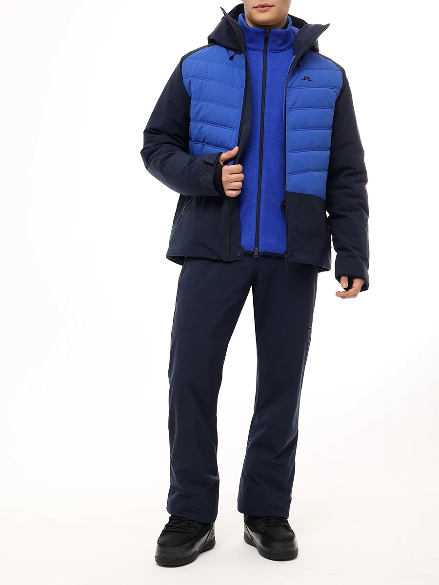 Пуховик стеганый J.LINDEBERG SMOW11753/0516 Голубой  Фото 2