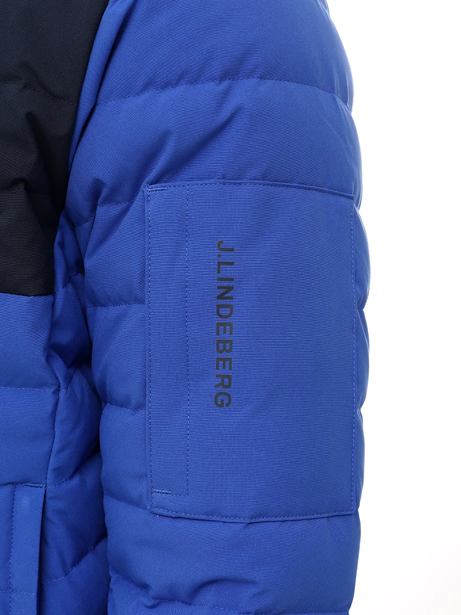 Пуховик стеганый J.LINDEBERG SMOW11753/0516 Голубой  Фото 5