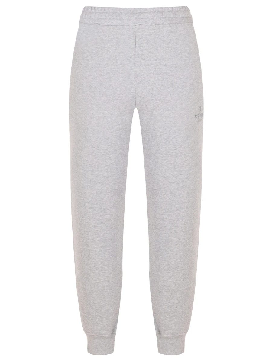 Джоггеры хлопковые FENDI FR6598 AT1O F1QBH Серый 