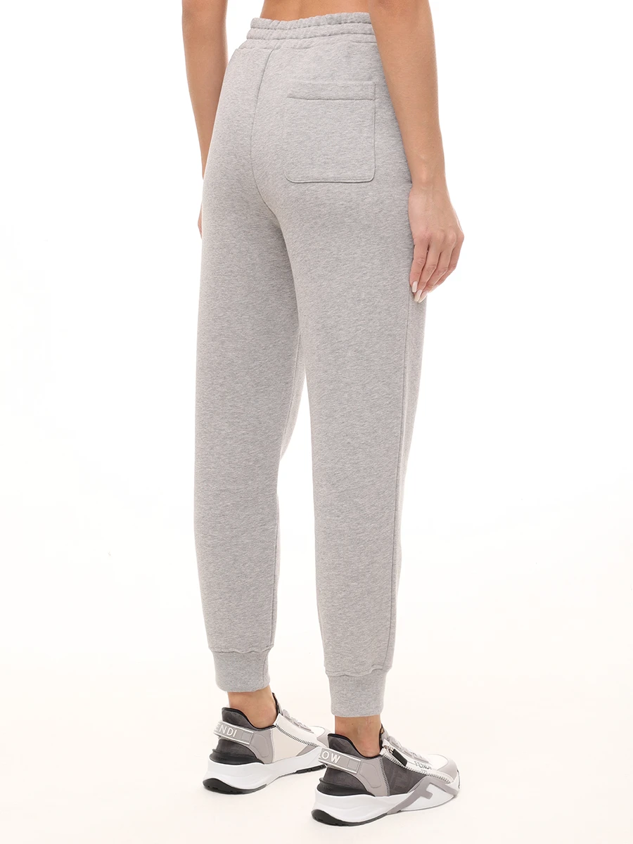 Джоггеры хлопковые FENDI FR6598 AT1O F1QBH Серый  Фото 3