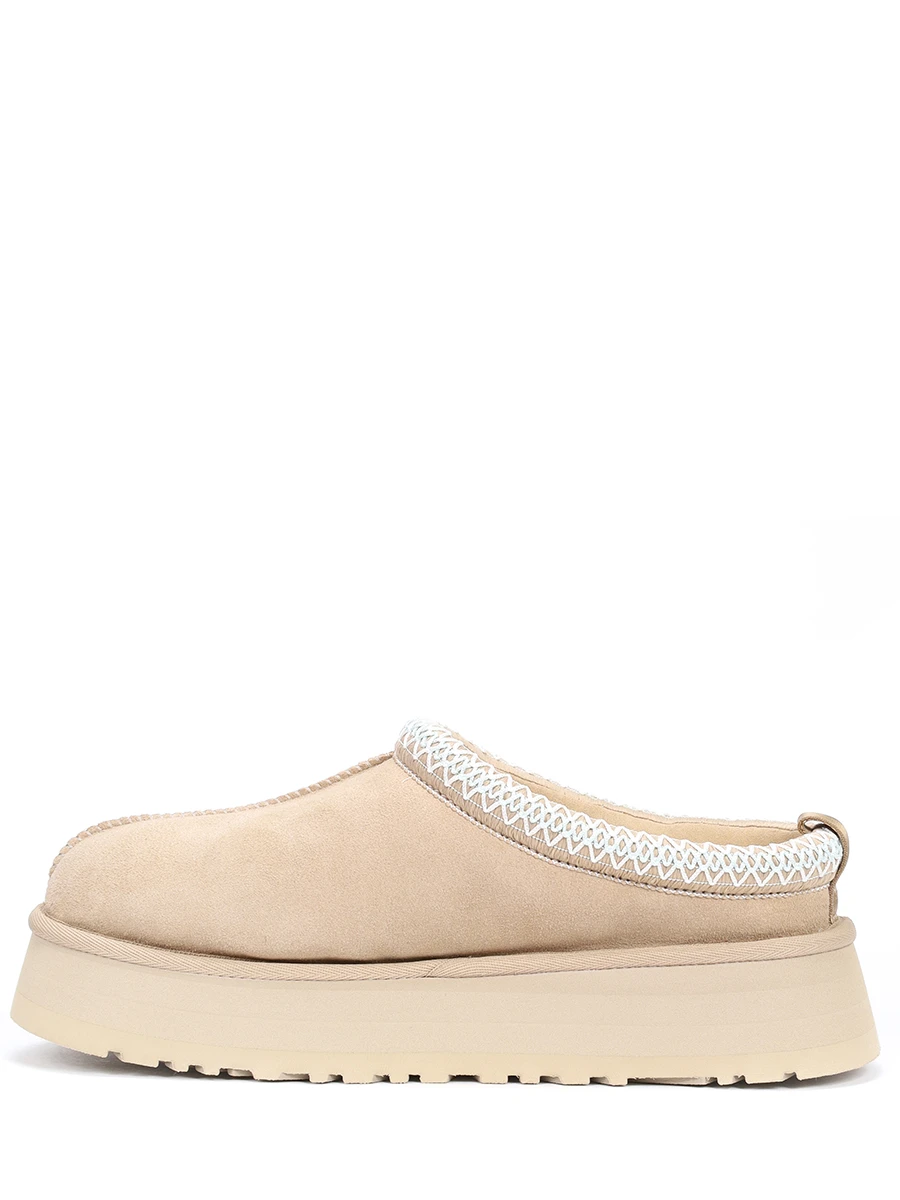 Сабо замшевые на меху UGG 1122553-SAN SAND Бежевый  Фото 3