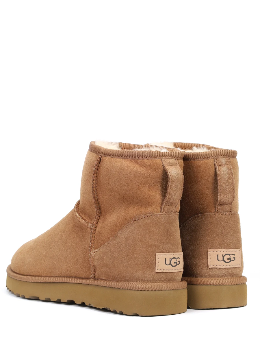 Угги замшевые на меху UGG 1016222-CHE CHESTNUT Коричневый  Фото 4