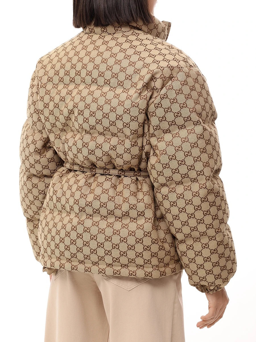 Пуховик стеганый GUCCI 797451Z9ABA 2184 Принт  Фото 3