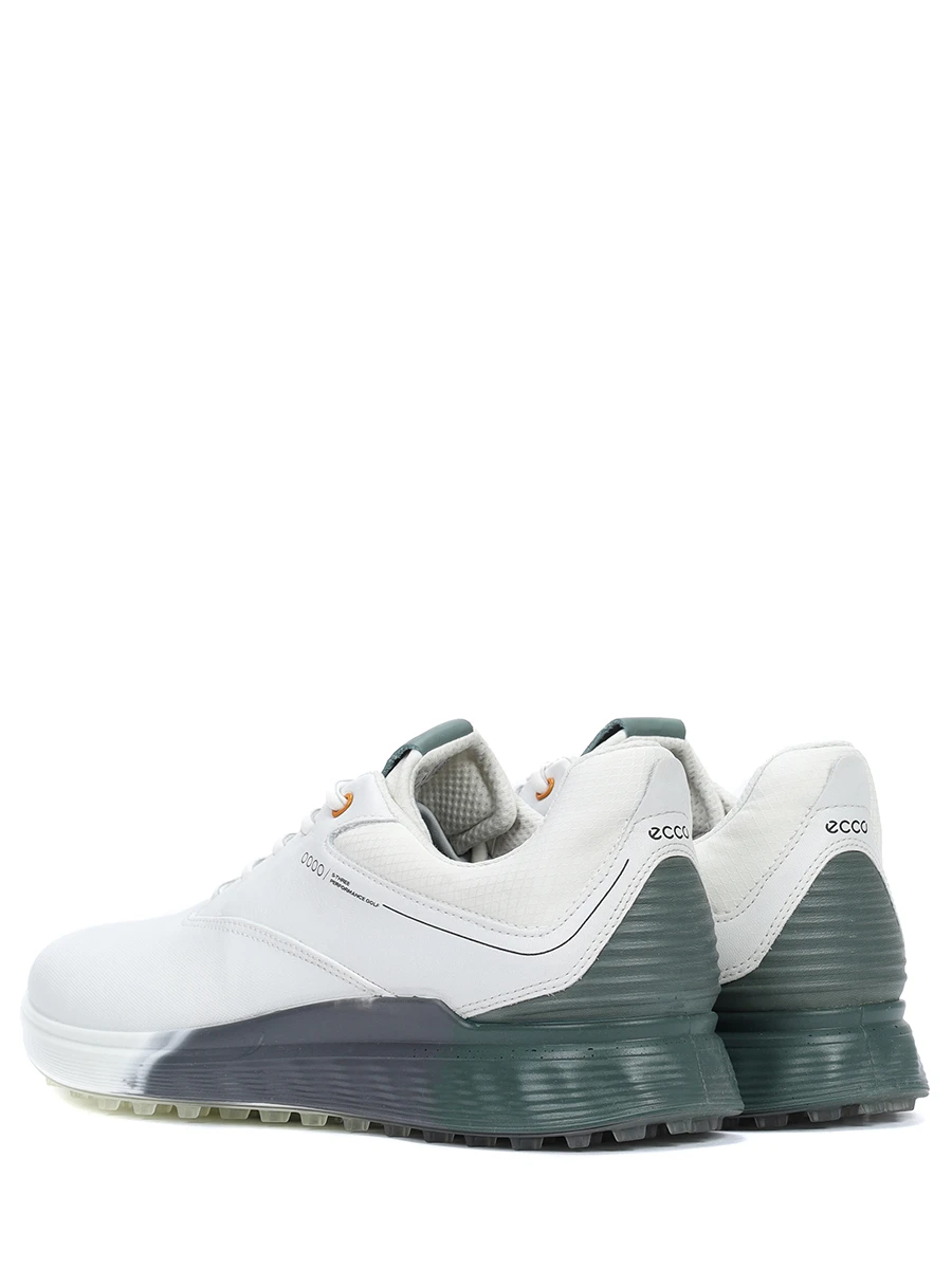 Кроссовки кожаные ECCO M GOLF S-THREE ECCO 102944 01007 Белый  Фото 4