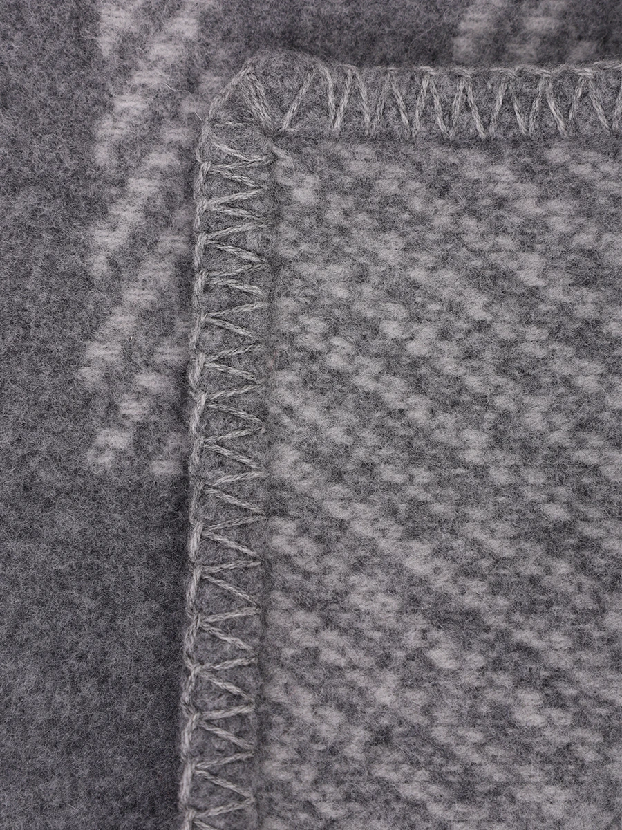 Шарф шерстяной FENDI FXT123 ASTB F0ZZ1 Серый  Фото 3