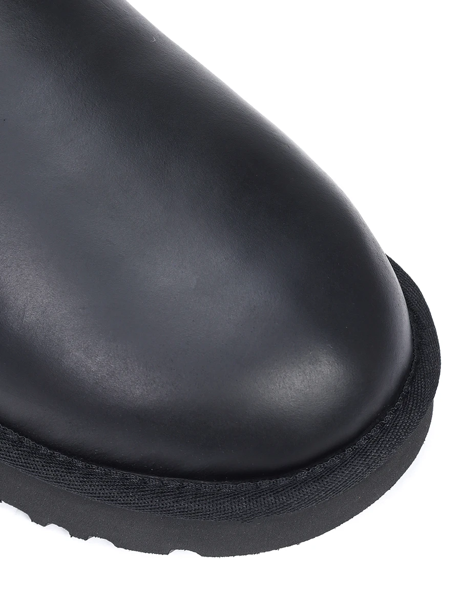Угги кожаные на меху UGG 1163490-BLK BLACK Черный  Фото 5