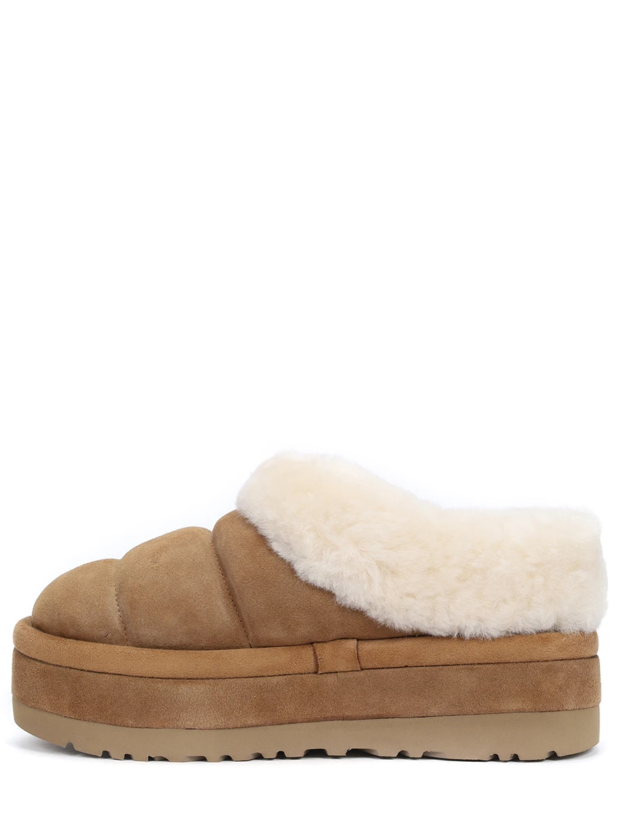 Сабо замшевые на меху UGG 1146390-CHE CHESTNUT Рыжий  Фото 3