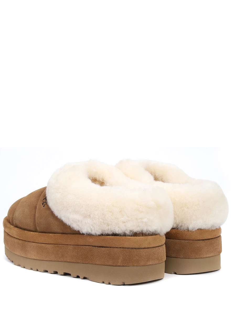 Сабо замшевые на меху UGG 1146390-CHE CHESTNUT Рыжий  Фото 4