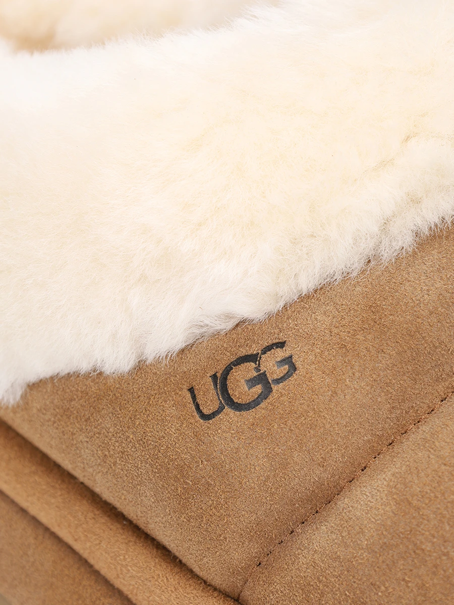 Сабо замшевые на меху UGG 1146390-CHE CHESTNUT Рыжий  Фото 5