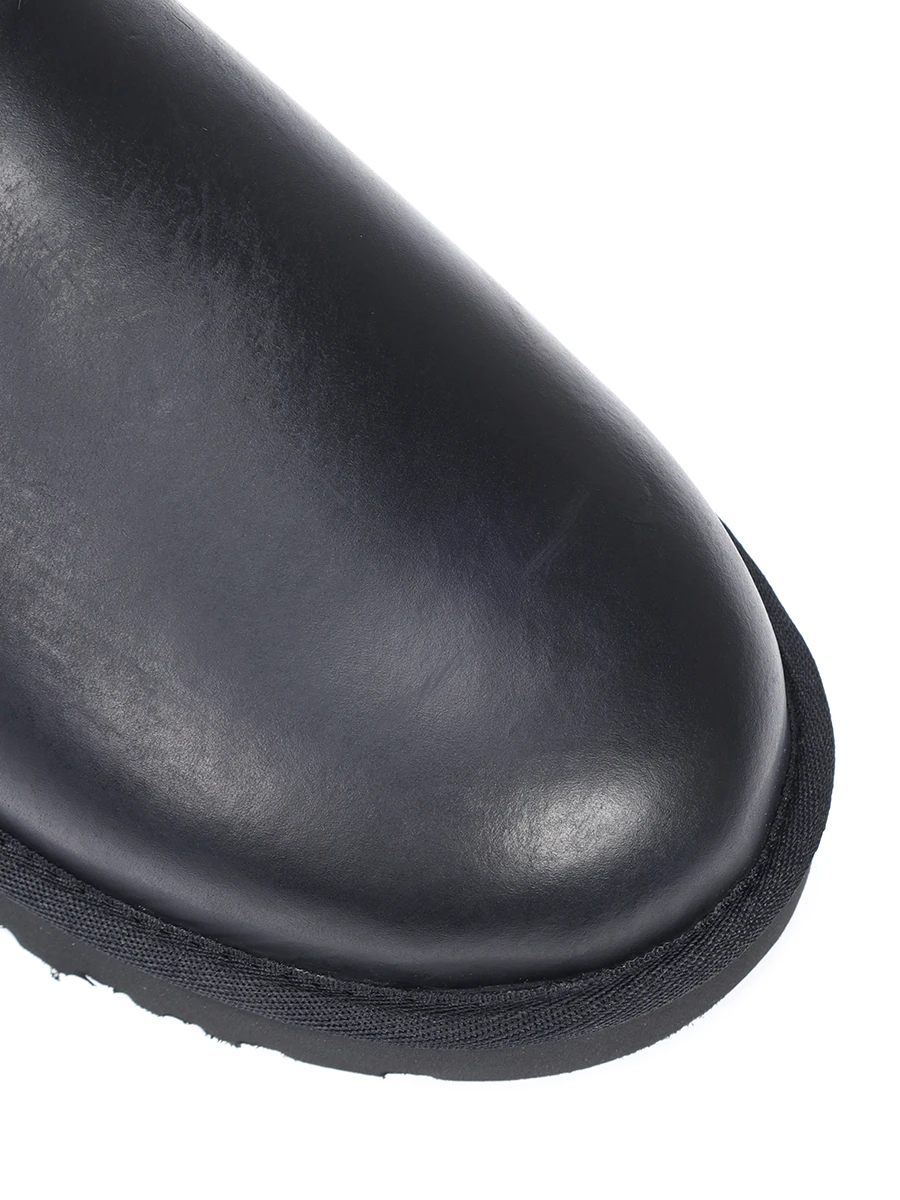 Угги кожаные на меху UGG 1158191-BLK BLACK Черный  Фото 5