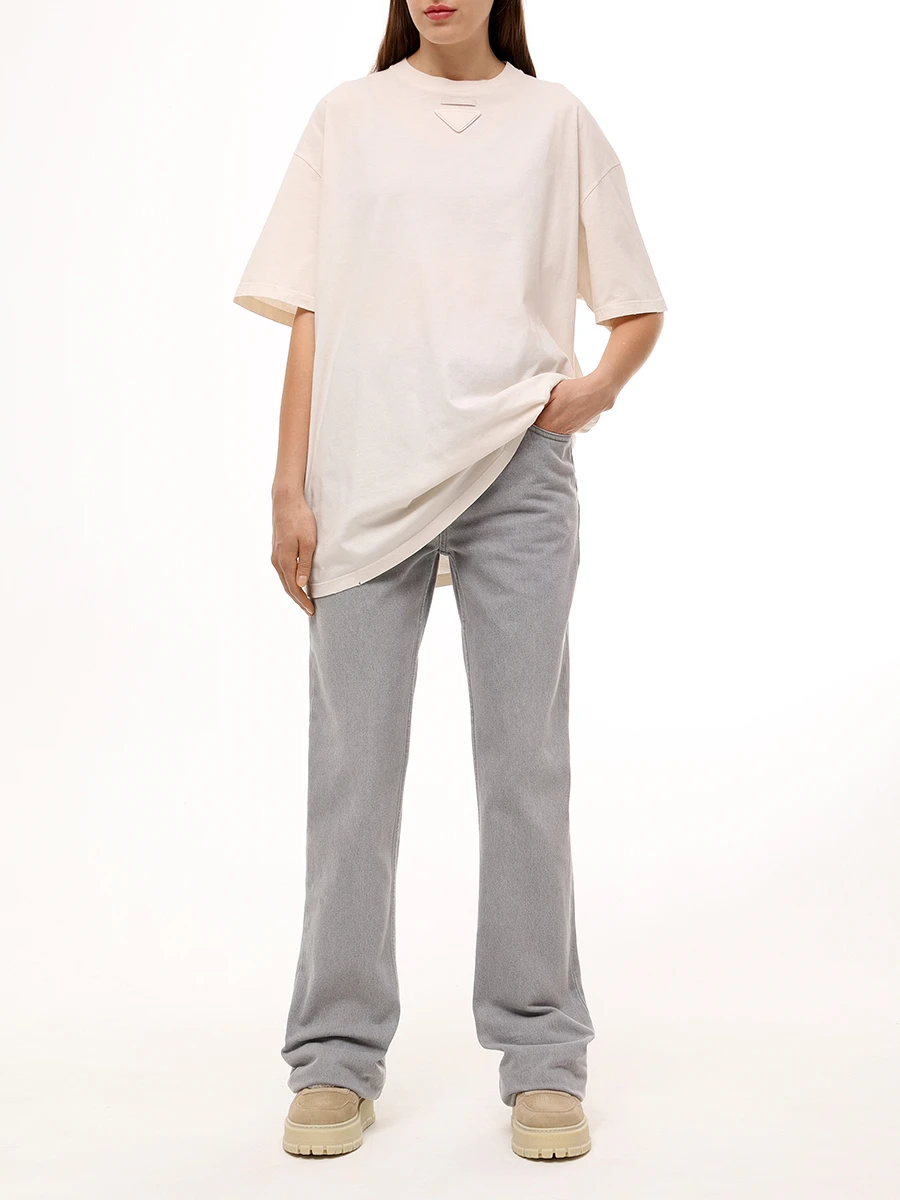 Джинсы хлопковые BOTTEGA VENETA 802364V4LP0 1493 Серый  Фото 2