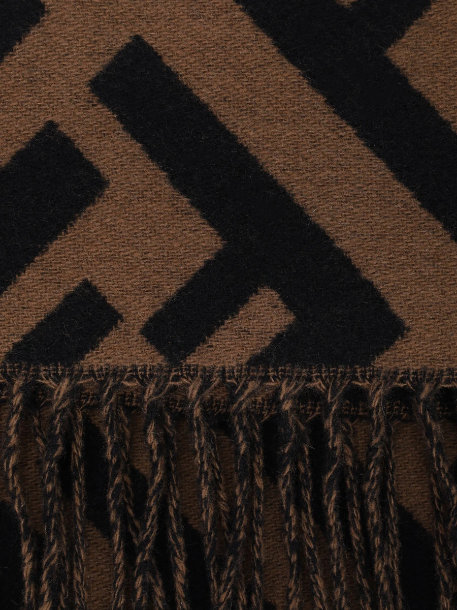 Шарф кашемировый FENDI FXT260 A8RS F0QE1 Принт  Фото 3