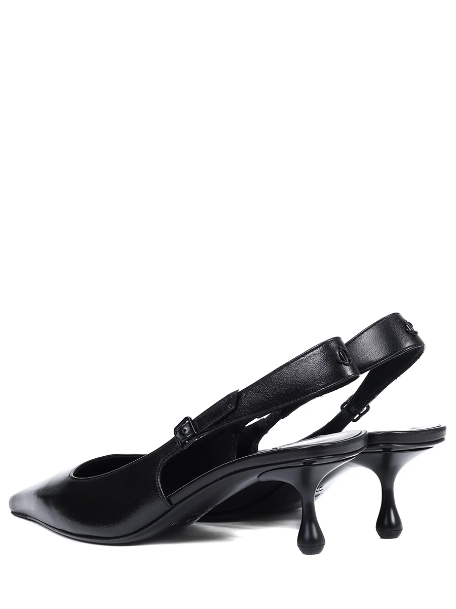 Туфли кожаные JIMMY CHOO AMEL 50 NAP BLACK Черный  Фото 4