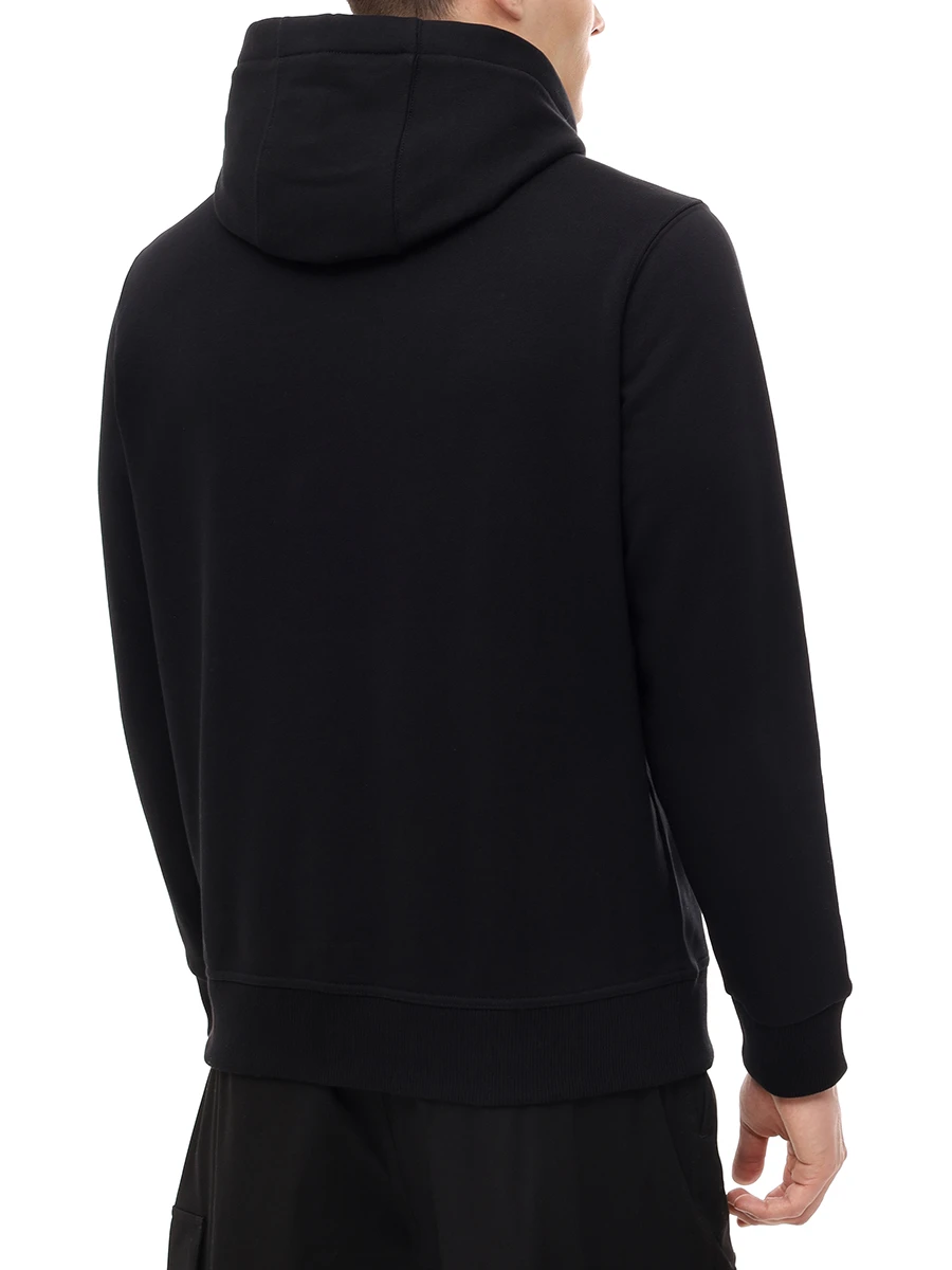 Худи хлопковое BURBERRY 8096363 Черный  Фото 3