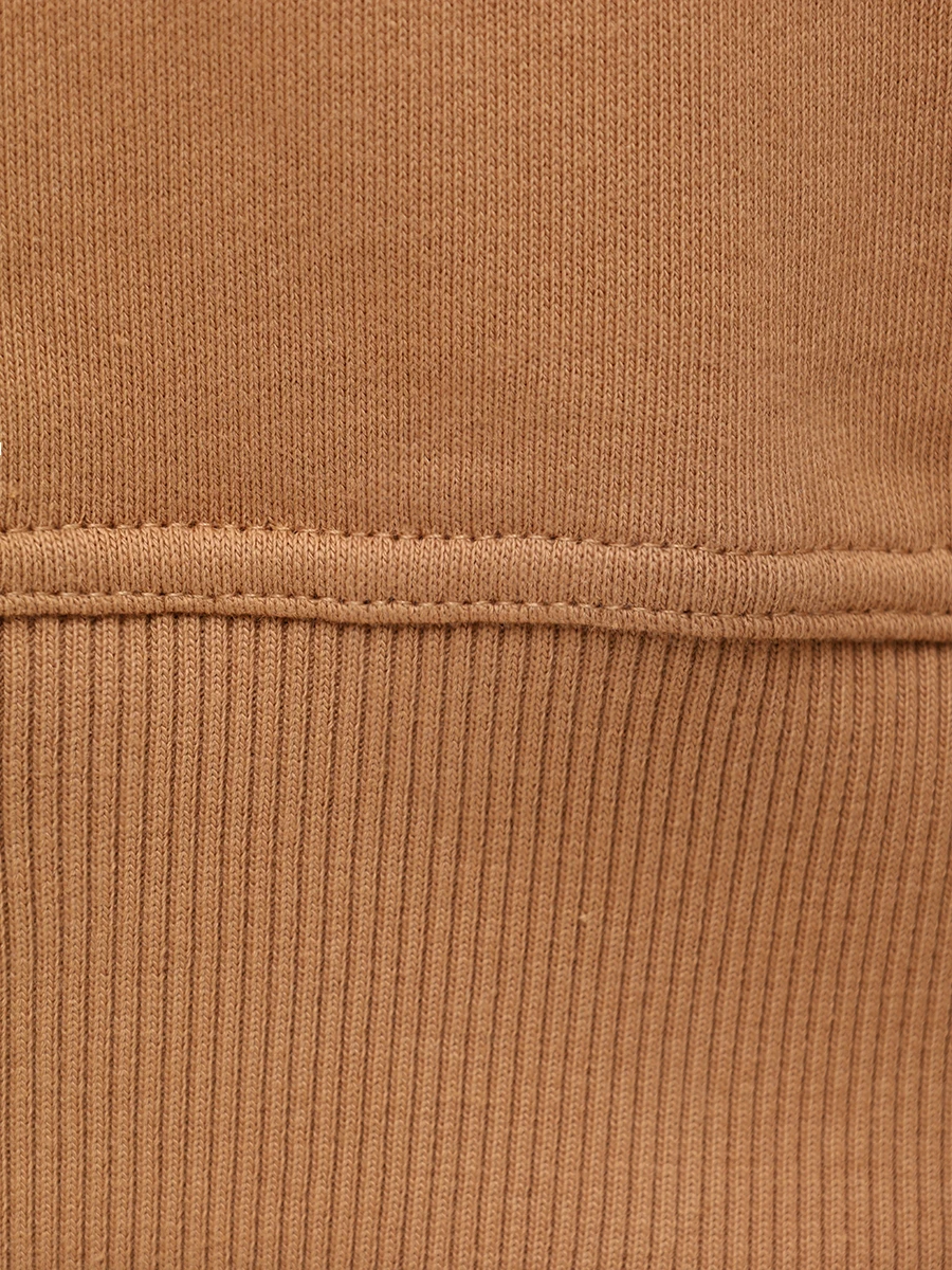 Худи хлопковое BURBERRY 8096364 Бежевый  Фото 6