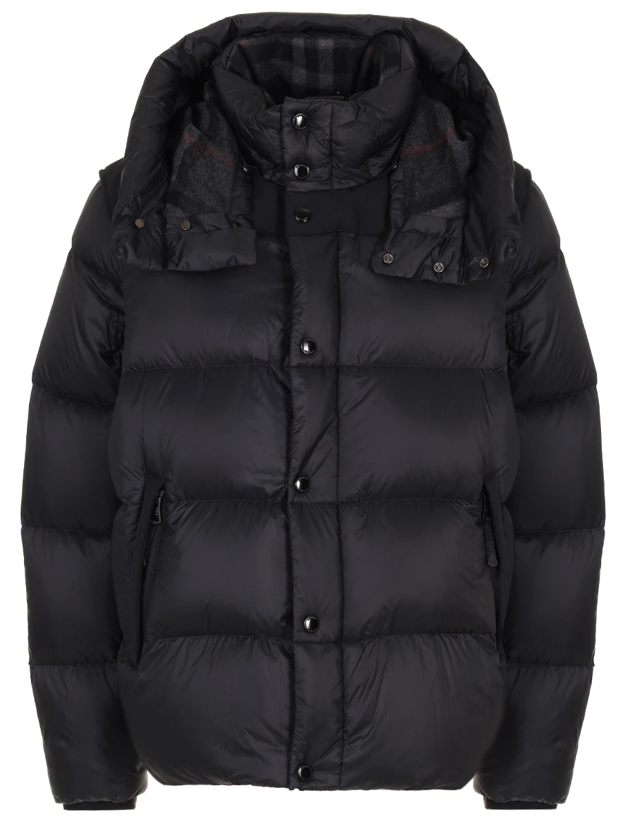 Пуховик стеганый BURBERRY 8096382 Черный 