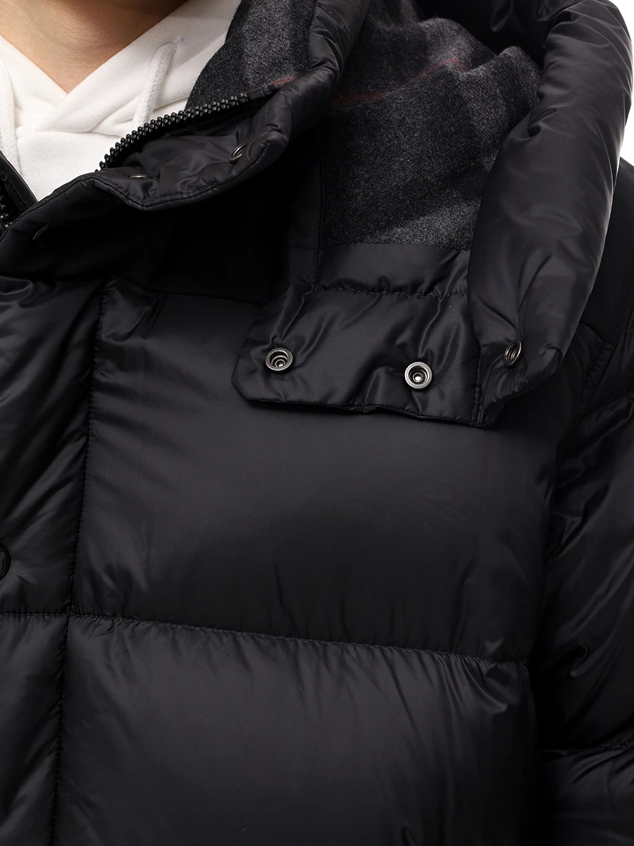 Пуховик стеганый BURBERRY 8096382 Черный  Фото 5