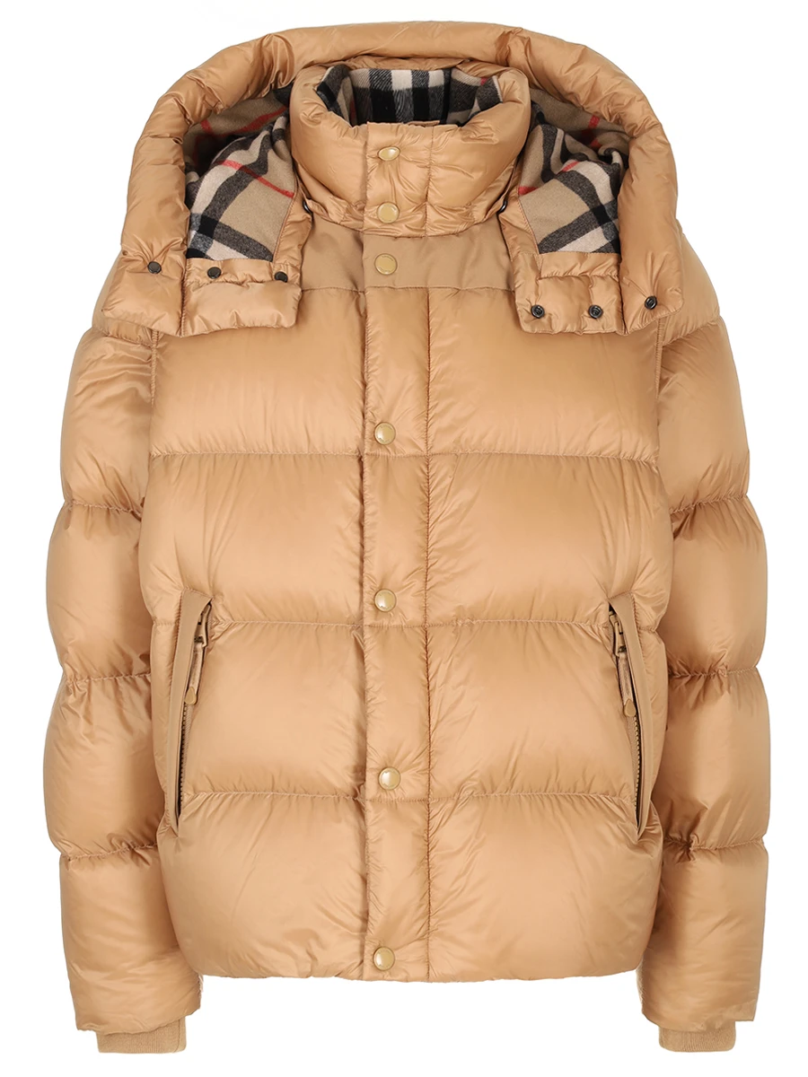 Пуховик стеганый BURBERRY 8096383 Бежевый 