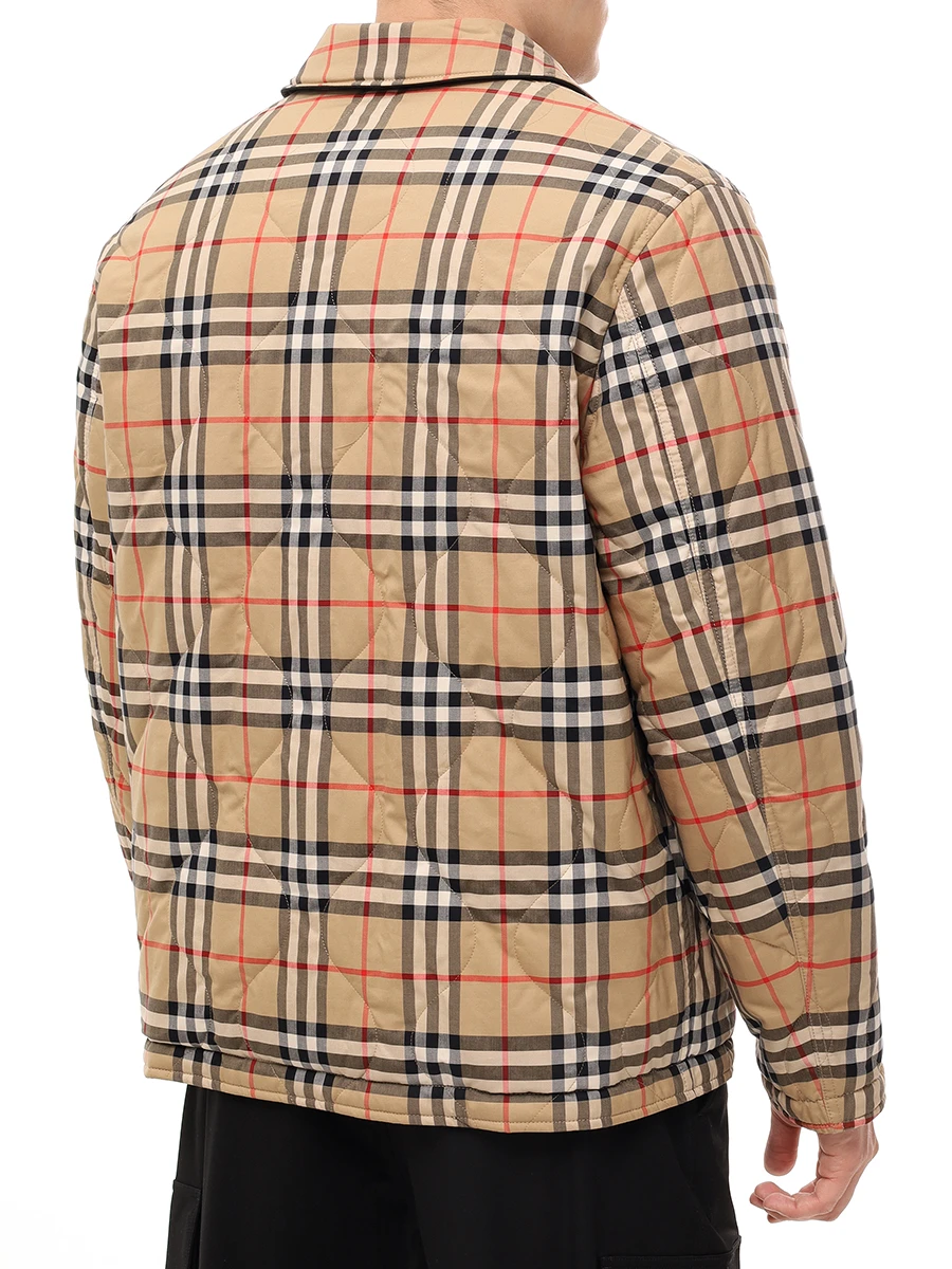 Куртка двусторонняя стеганая BURBERRY 8100137 Черный  Фото 4
